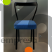 Blue chair for kitchen
