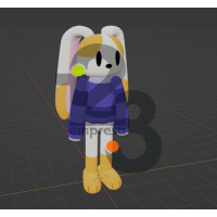Bunny in blender