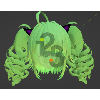 Hair 2 in blender
